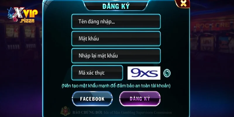 Hướng dẫn đăng ký tài khoản tại cổng game XVIP